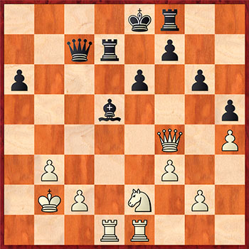 Комбинация №1: G. Kasparov – V. Kramnik Frankfurt Rapid 1999