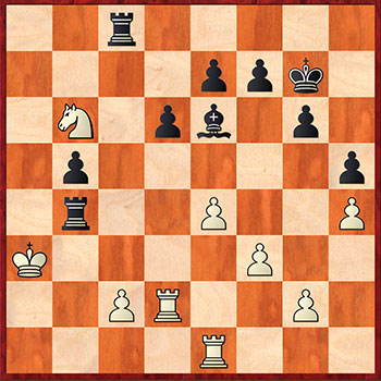 Комбинация №3: W. Anand – G. Kasparov, New York 1995