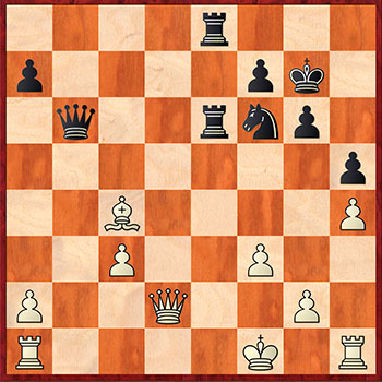 Комбинация №4: W. Anand – G. Kasparov, New York 1995