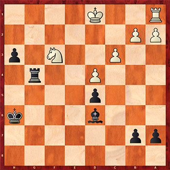 Carlsen-Xiangzhi, 2017. Ход Черных.