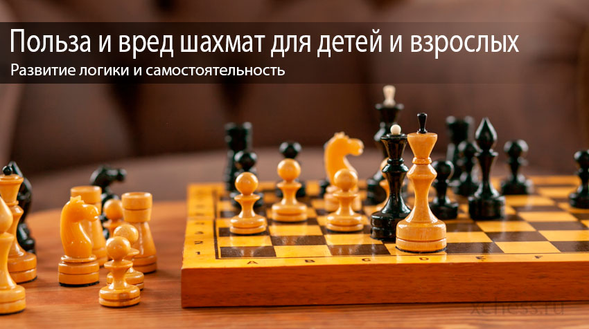 Польза и вред шахмат для детей и взрослых